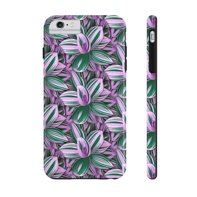 Tradescantia Nanouk Phone Case, Phone Case, Printify, Accessories, Glossy, iPhone Cases, Matte, Phone accessory, Phone Cases, Samsung Cases, Laura Christine Photography & Design, laurachristinedesign.com