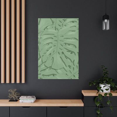 Deep Sage Monstera Canvas, Canvas, Laura Christine Photography & Design, Art & Wall Decor, Canvas, Hanging Hardware, Home & Living, Indoor, Laura Christine Photography & Design, laurachristinedesign.com