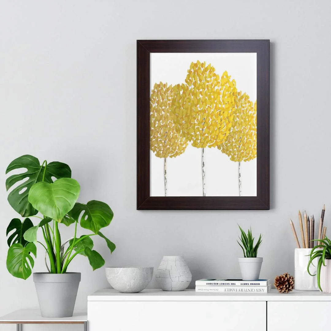 Fall Aspen Framed Print, Poster, Laura Christine Photography & Design, Framed, Home & Living, Indoor, Paper, Posters, Laura Christine Photography & Design, laurachristinedesign.com