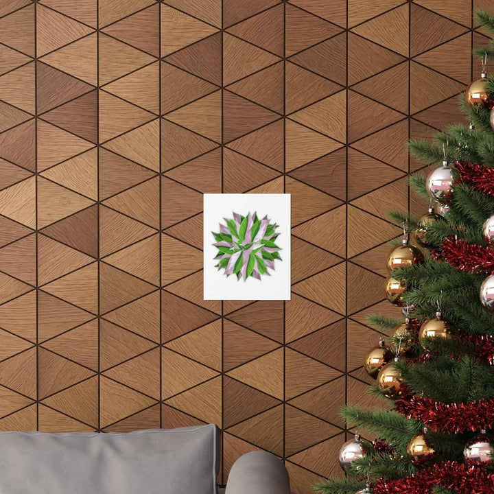 Tricolor Syngonium Print - Botanical Poster on Museum Grade Paper | Archival Ink Unframed