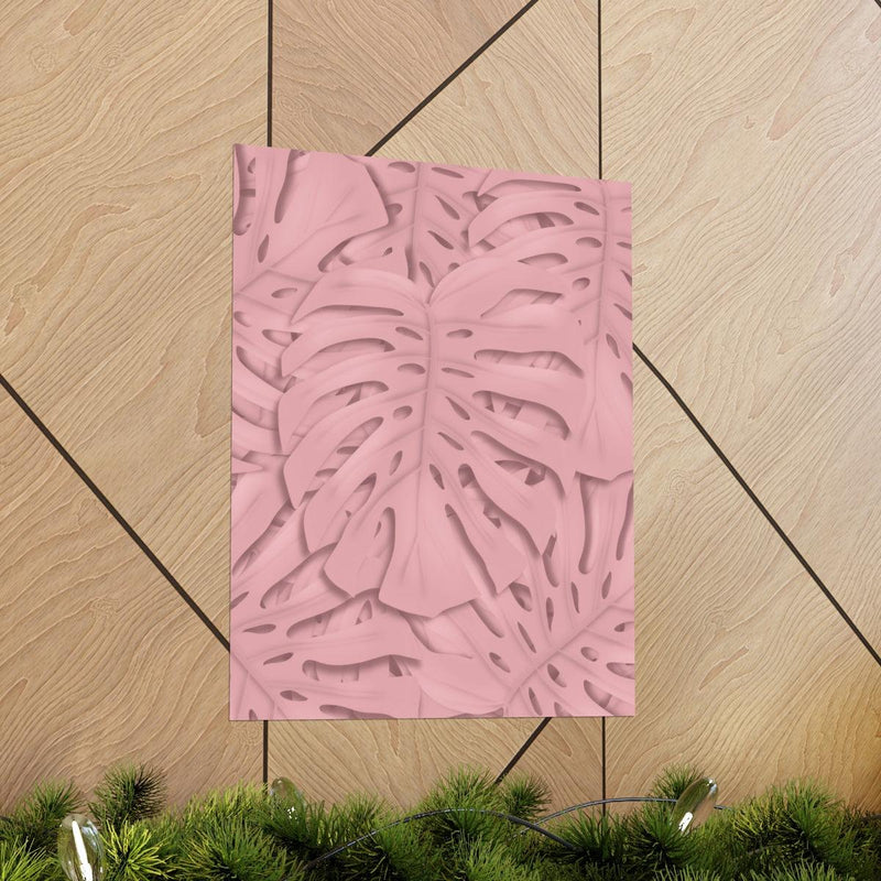 Soft Pink Monstera Print, Poster, Laura Christine Photography & Design, Back to School, Home & Living, Indoor, Matte, Paper, Posters, Valentine&