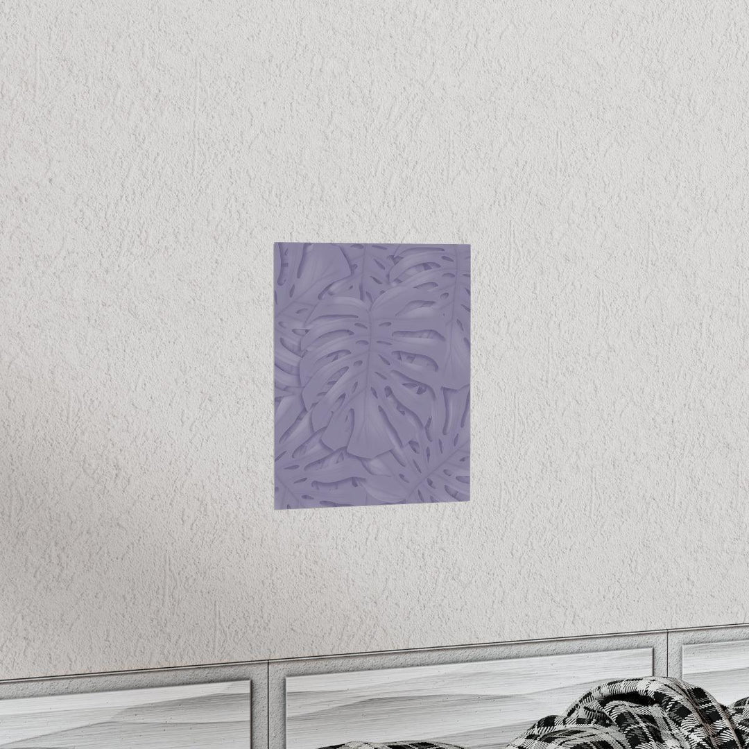 Violet Monstera Print, Poster, Laura Christine Photography & Design, Back to School, Home & Living, Indoor, Matte, Paper, Posters, Valentine's Day promotion, Laura Christine Photography & Design, laurachristinedesign.com