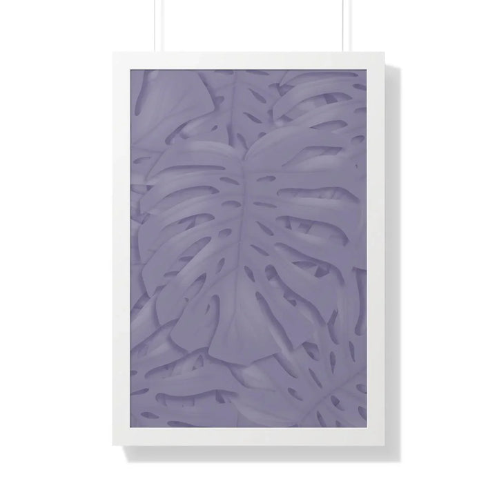 Violet Monstera Framed Print, Poster, Laura Christine Photography & Design, Framed, Home & Living, Indoor, Paper, Posters, Laura Christine Photography & Design, laurachristinedesign.com