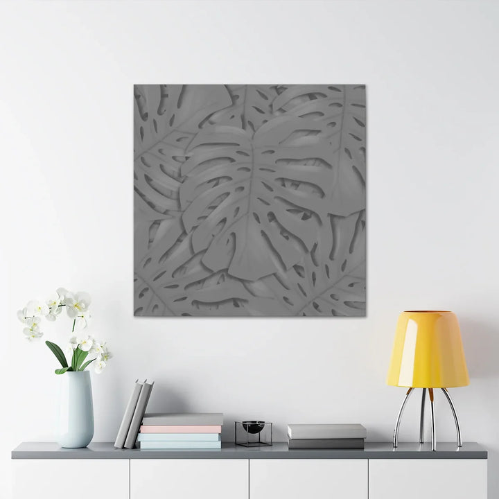 Monstera Canvas Art - Durable Matte Finish Canvas Art Print | Tropical Leaf Wall Decor