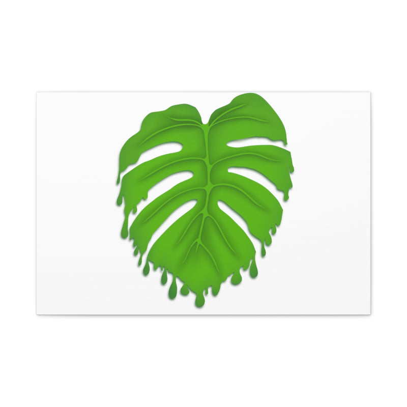 Melting Monstera Canvas