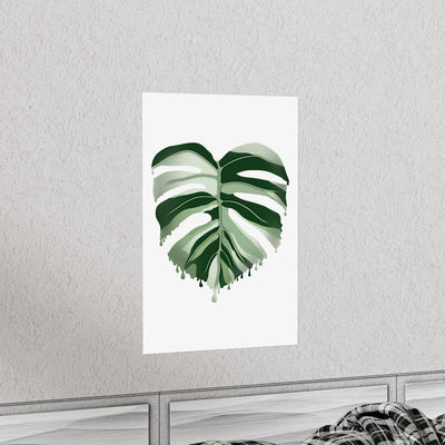 Melting Monstera Albo - Print, Poster, Laura Christine Photography & Design, Back to School, Home & Living, Indoor, Matte, Paper, Posters, Valentine's Day promotion, Laura Christine Photography & Design, laurachristinedesign.com
