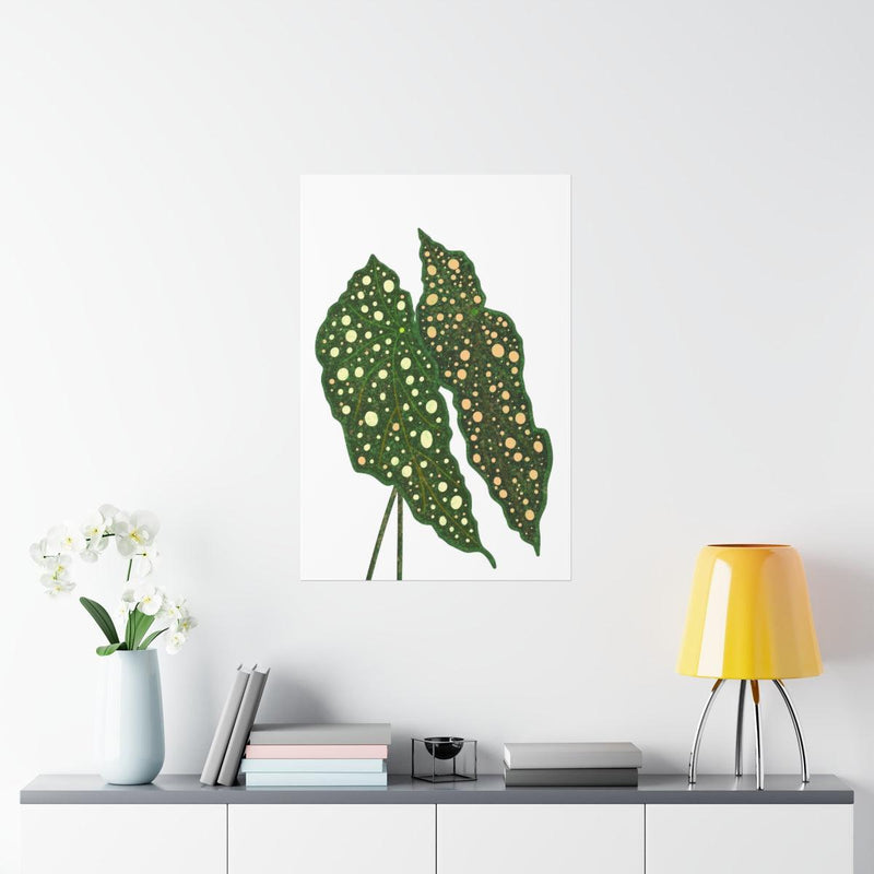 Begonia Maculata Print, Poster, Laura Christine Photography & Design, Back to School, Home & Living, Indoor, Matte, Paper, Posters, Valentine&