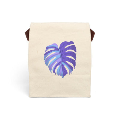Melting Monstera, Purple - Lunch Bag, Bags, Laura Christine Photography & Design, Accessories, Bags, Dining, DTG, Home & Living, Kitchen, Kitchen Accessories, Lunch bag, Reusable, Totes, Laura Christine Photography & Design, laurachristinedesign.com