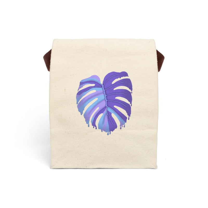 Melting Monstera, Purple - Lunch Bag, Bags, Laura Christine Photography & Design, Accessories, Bags, Dining, DTG, Home & Living, Kitchen, Kitchen Accessories, Lunch bag, Reusable, Totes, Laura Christine Photography & Design, laurachristinedesign.com