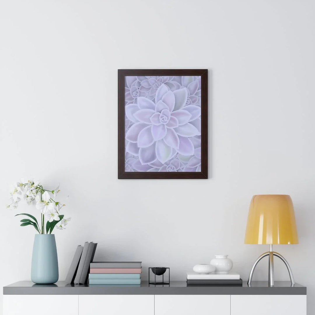 Graptopetalum 'Murasaki' Succulent Framed Print, Poster, Laura Christine Photography & Design, Framed, Home & Living, Indoor, Paper, Posters, Laura Christine Photography & Design, laurachristinedesign.com