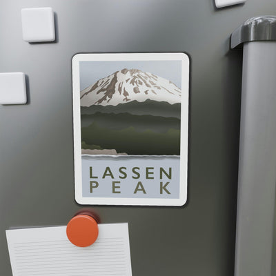 Lassen Peak Minimalist Magnet, Home Decor, Printify, Home & Living, Magnets, Magnets & Stickers, Valentine's Day promotion, Laura Christine Photography & Design, laurachristinedesign.com