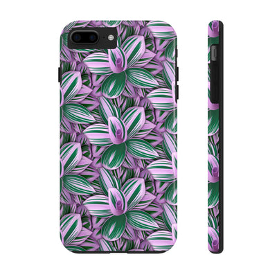 Tradescantia Nanouk Phone Case, Phone Case, Printify, Accessories, Glossy, iPhone Cases, Matte, Phone accessory, Phone Cases, Samsung Cases, Laura Christine Photography & Design, laurachristinedesign.com