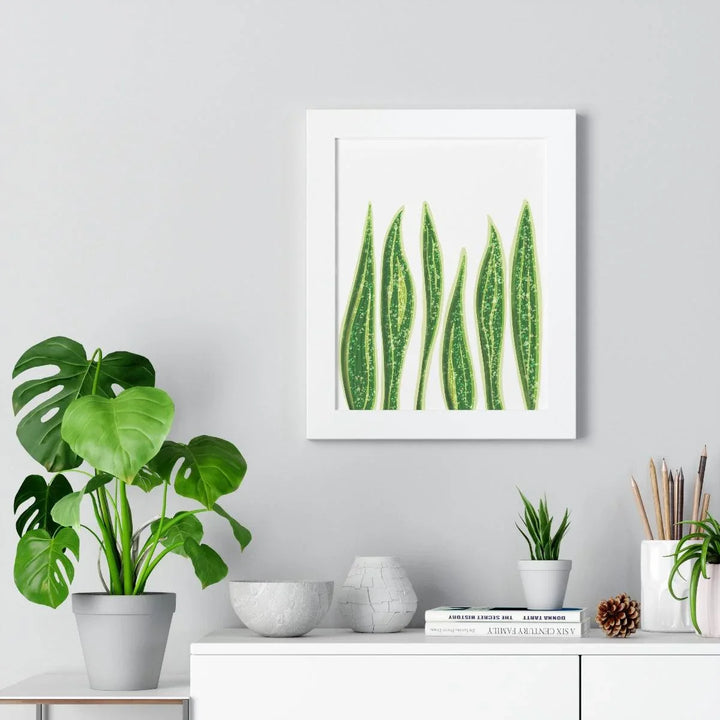 Snake Plant (Sanseiveria) Framed Print, Poster, Laura Christine Photography & Design, Framed, Home & Living, Indoor, Paper, Posters, Laura Christine Photography & Design, laurachristinedesign.com