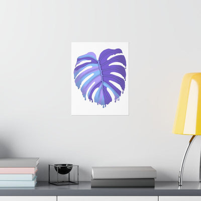 Melting Monstera, Purple - Print, Poster, Laura Christine Photography & Design, Back to School, Home & Living, Indoor, Matte, Paper, Posters, Valentine's Day promotion, Laura Christine Photography & Design, laurachristinedesign.com
