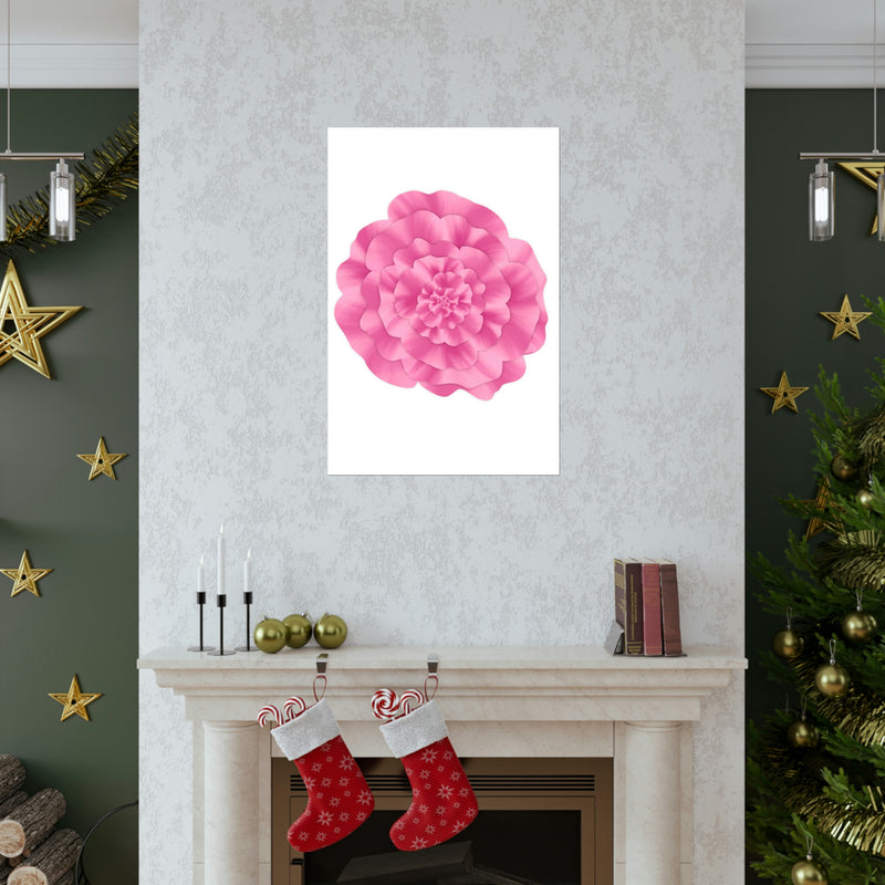 Abstract Peony Flower Print