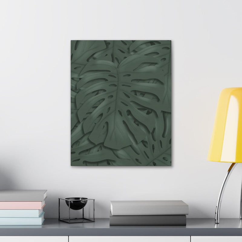 Deep Green Monstera Canvas, Canvas, Laura Christine Photography & Design, Art & Wall Decor, Canvas, Hanging Hardware, Home & Living, Indoor, Laura Christine Photography & Design, laurachristinedesign.com