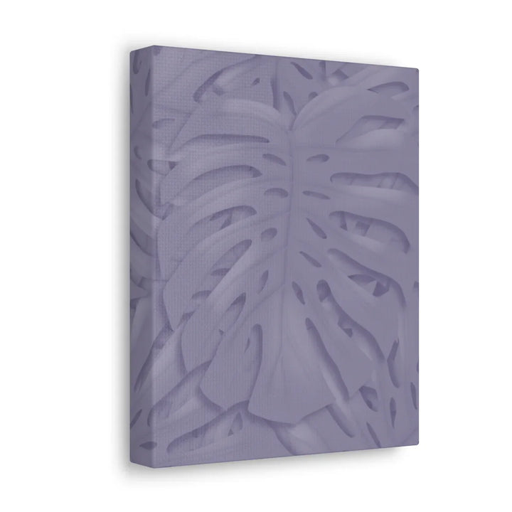 Violet Monstera Canvas – Durable Canvas Art Print With Matte Finish & Botanical Design