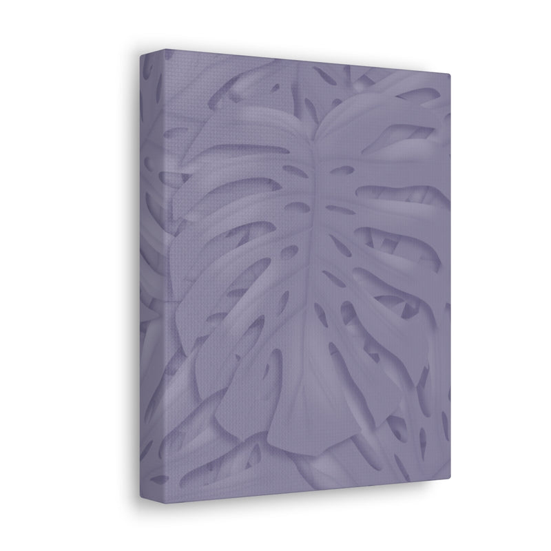 Violet Monstera Canvas