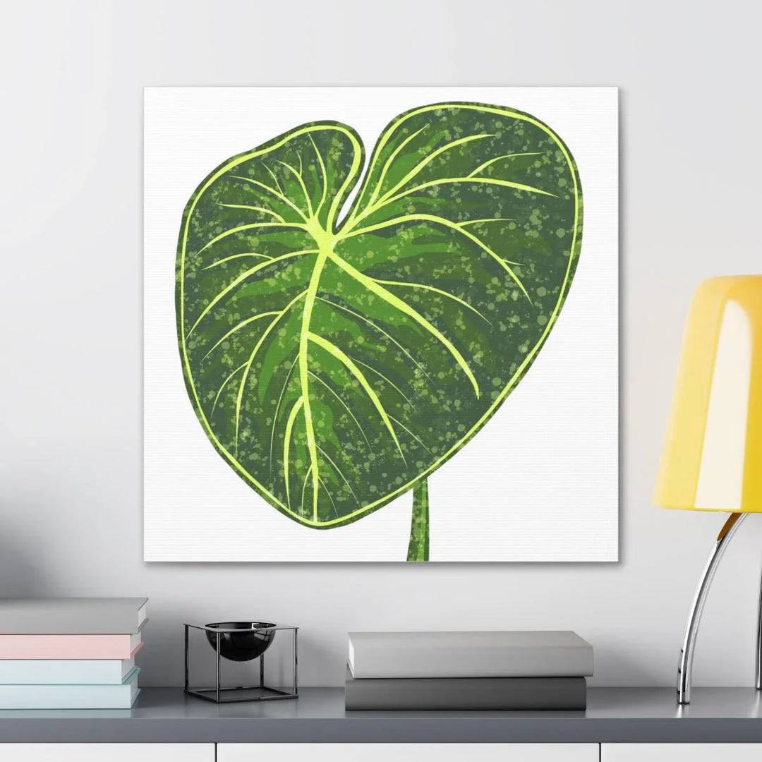 Philodendron Gloriosum Canvas - Stretched Canvas Art Print | Matte Indoor Wall Art - Laura Christine Photography & Design