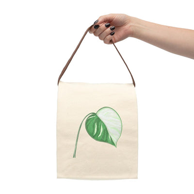 Monstera Albo - Lunch Bag, Bags, Laura Christine Photography & Design, Accessories, Bags, Dining, DTG, Home & Living, Kitchen, Kitchen Accessories, Lunch bag, Reusable, Totes, Laura Christine Photography & Design, laurachristinedesign.com