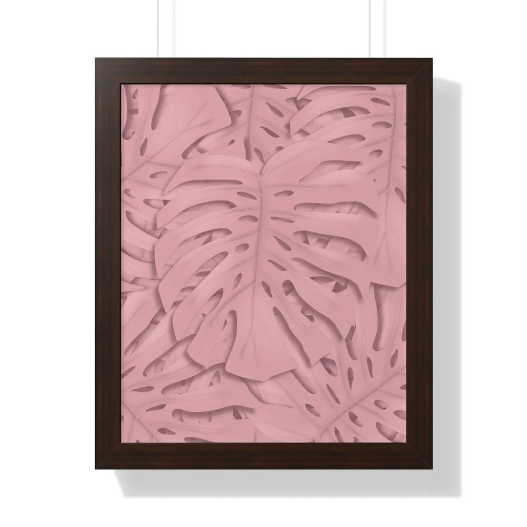 Soft Pink Monstera Framed Print, Poster, Laura Christine Photography & Design, Framed, Home & Living, Indoor, Paper, Posters, Laura Christine Photography & Design, laurachristinedesign.com