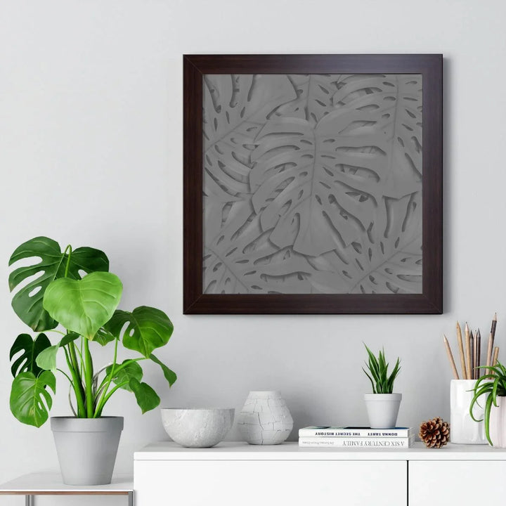 Smokey Monstera Framed Print, Poster, Laura Christine Photography & Design, Framed, Home & Living, Indoor, Paper, Posters, Laura Christine Photography & Design, laurachristinedesign.com