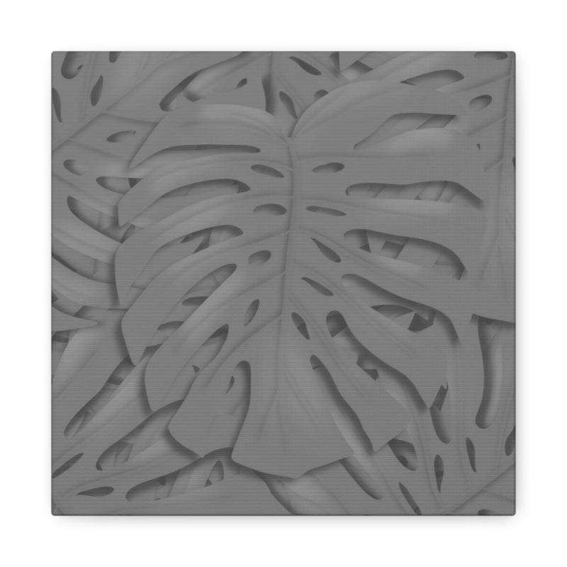 Smokey Monstera Canvas