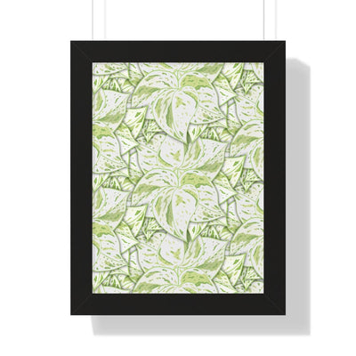 Snow Queen Pothos Framed Print, Poster, Laura Christine Photography & Design, Framed, Home & Living, Indoor, Paper, Posters, Laura Christine Photography & Design, laurachristinedesign.com