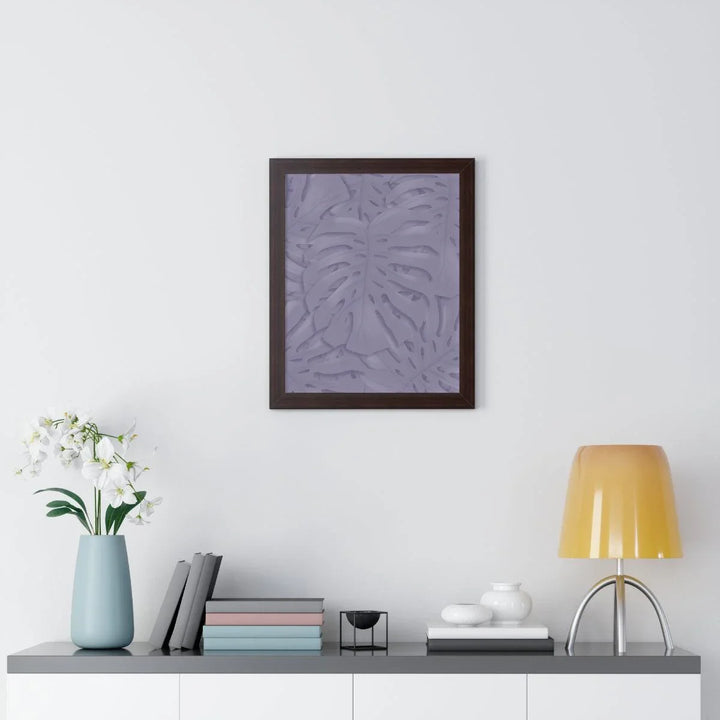 Violet Monstera Framed Print, Poster, Laura Christine Photography & Design, Framed, Home & Living, Indoor, Paper, Posters, Laura Christine Photography & Design, laurachristinedesign.com