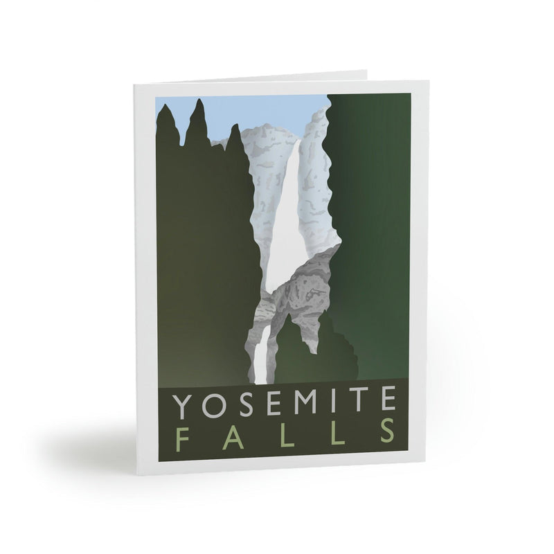 Yosemite Falls Minimalist Greeting Card, Paper products, Printify, Greeting Card, Holiday Picks, Home & Living, Paper, Postcard, Postcards, Laura Christine Photography & Design, laurachristinedesign.com