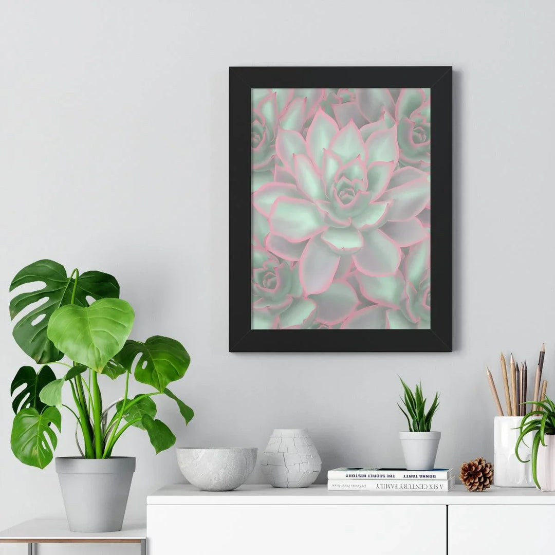 Echeveria Violet Queen Succulent Framed Print, Poster, Laura Christine Photography & Design, Framed, Home & Living, Indoor, Paper, Posters, Laura Christine Photography & Design, laurachristinedesign.com