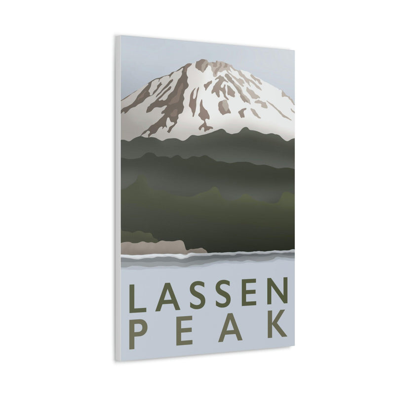 Lassen Peak Minimalist Canvas, Canvas, Printify, Art & Wall Decor, Canvas, Hanging Hardware, Home & Living, Indoor, Laura Christine Photography & Design, laurachristinedesign.com