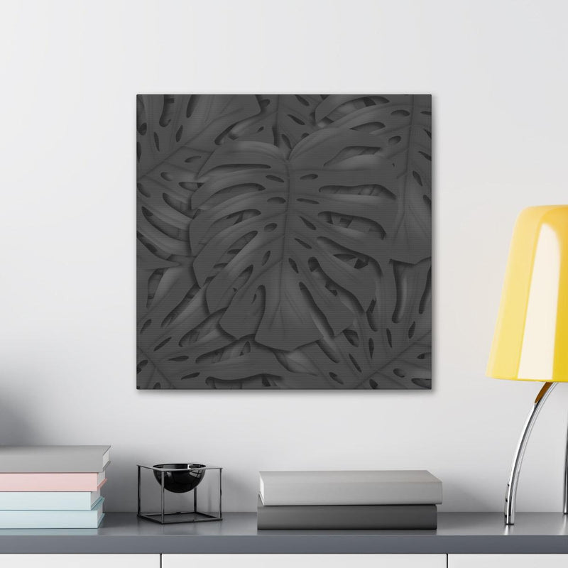 Charcoal Monstera Canvas, Canvas, Laura Christine Photography & Design, Art & Wall Decor, Canvas, Hanging Hardware, Home & Living, Indoor, Laura Christine Photography & Design, laurachristinedesign.com