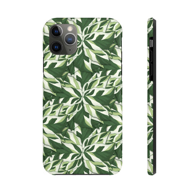 Calathea White Fusion Phone Case, Phone Case, Printify, Accessories, Android, Calathea, Gift, Glossy, House Plant, Illustration, Indoor Plant, Iphone, iPhone Cases, Matte, Mobile, Phone accessory, Phone Case, Phone Cases, Plant, Prayer Plant, Protective Case, Samsung Cases, White Fusion, Laura Christine Photography & Design, laurachristinedesign.com