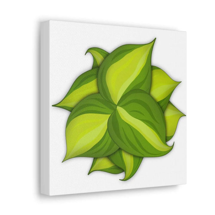 Philodendron Brasil Canvas - Botanical Canvas Art Print With Matte Finish & Durable Hanging - Laura Christine Photography & Design