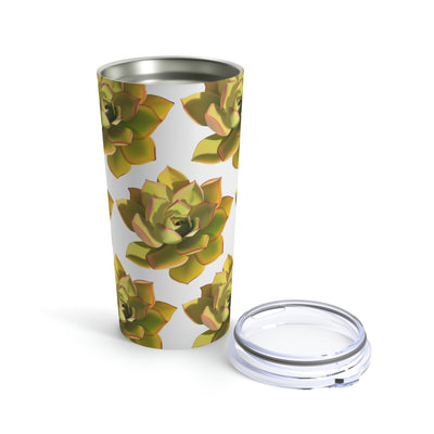 Noble Aeonium Succulent Pattern Tumbler