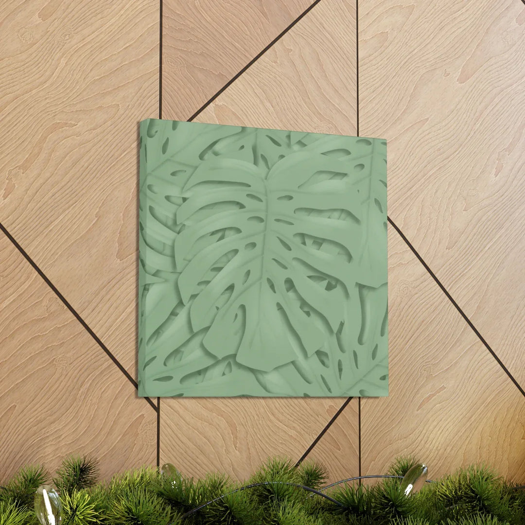 Monstera Canvas Art | Durable Matte Finish Canvas Art Print for Indoor Wall Decor