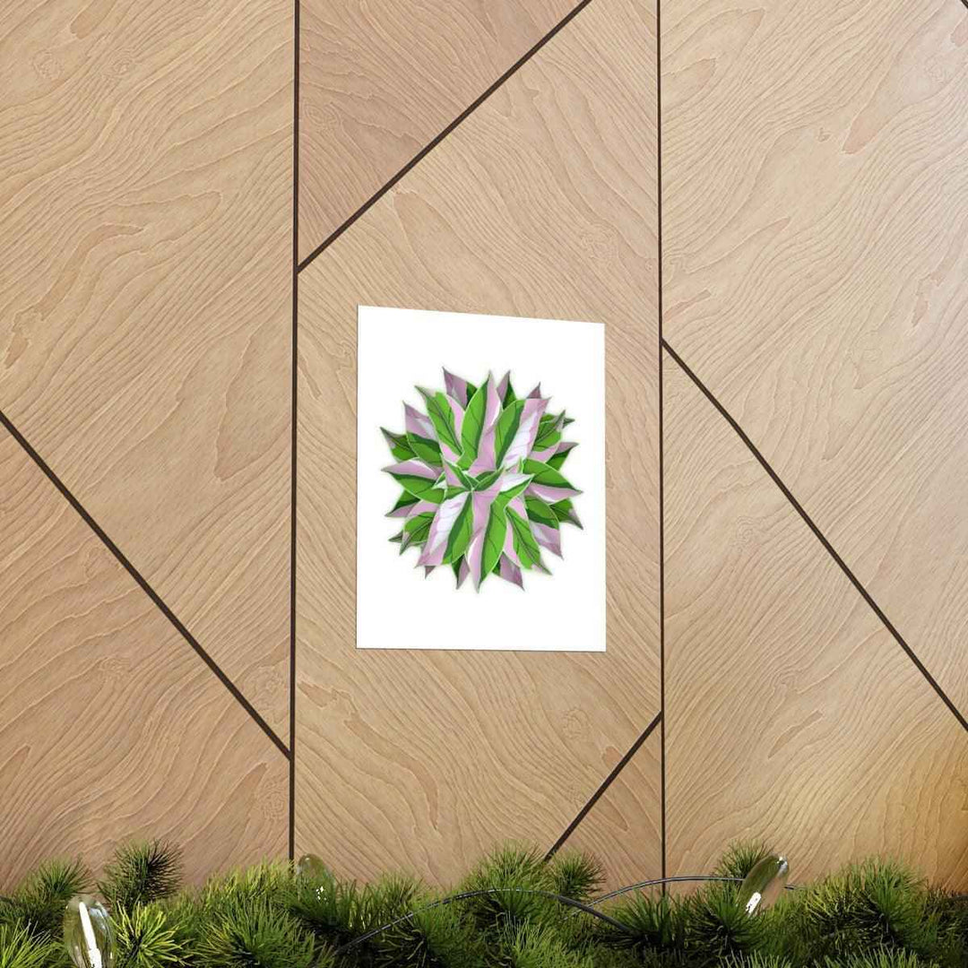 Tricolor Syngonium Print - Botanical Poster on Museum Grade Paper | Archival Ink Unframed