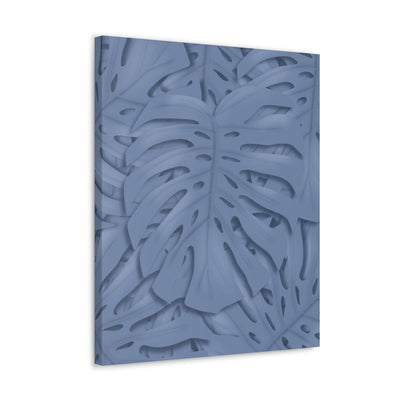 Slate Blue Monstera Canvas, Canvas, Laura Christine Photography & Design, Art & Wall Decor, Canvas, Hanging Hardware, Home & Living, Indoor, Laura Christine Photography & Design, laurachristinedesign.com