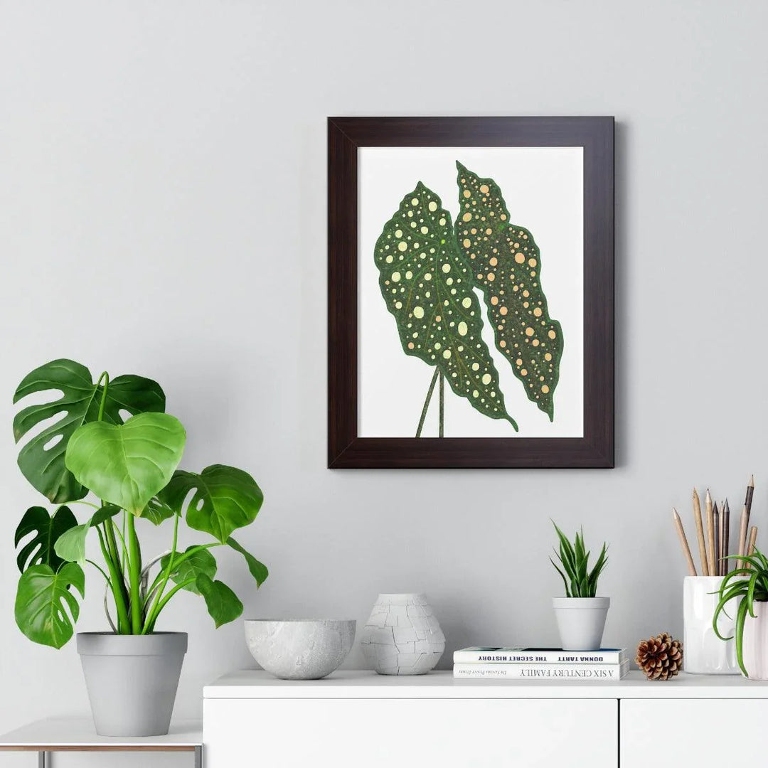 Begonia Maculata Framed Print, Poster, Laura Christine Photography & Design, Framed, Home & Living, Indoor, Paper, Posters, Laura Christine Photography & Design, laurachristinedesign.com