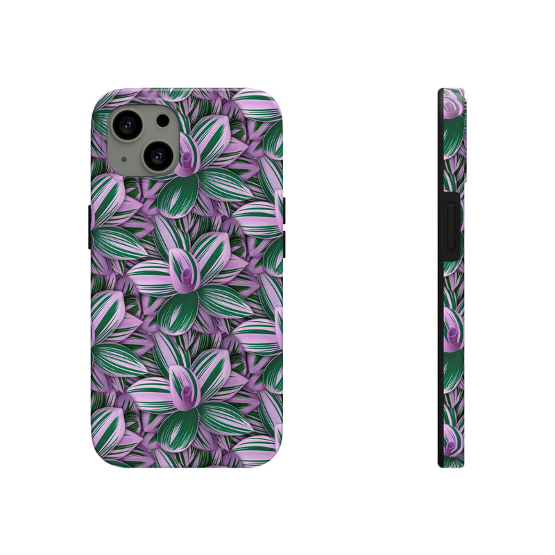 Tradescantia Nanouk Phone Case, Phone Case, Printify, Accessories, Glossy, iPhone Cases, Matte, Phone accessory, Phone Cases, Samsung Cases, Laura Christine Photography & Design, laurachristinedesign.com