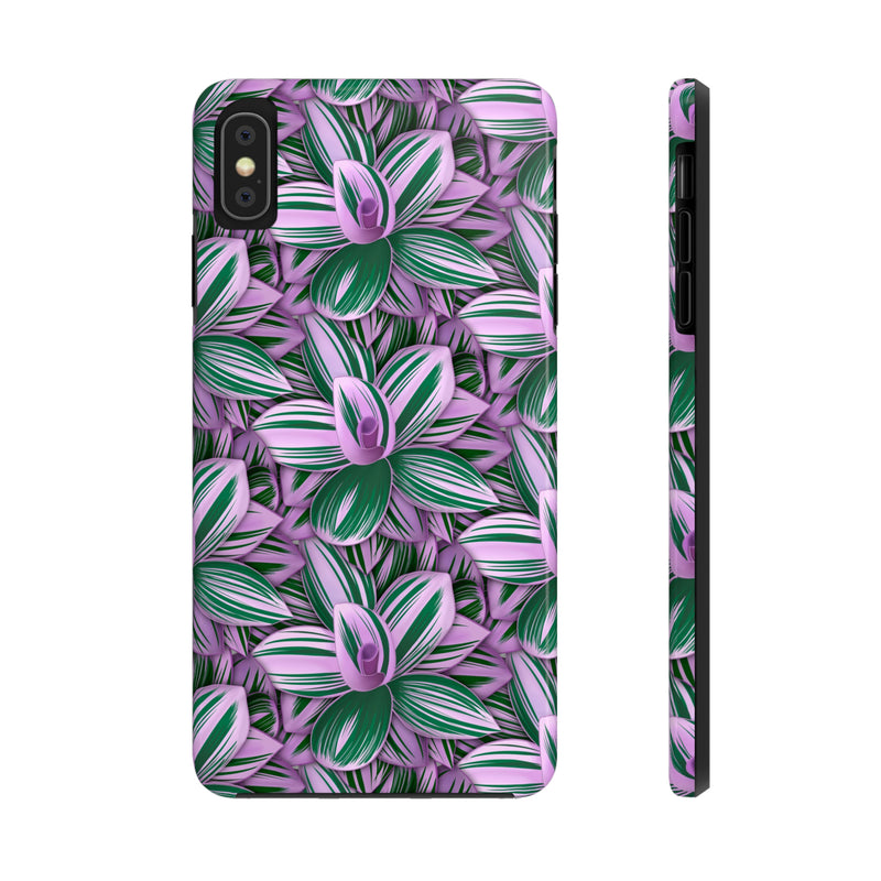 Tradescantia Nanouk Phone Case, Phone Case, Printify, Accessories, Glossy, iPhone Cases, Matte, Phone accessory, Phone Cases, Samsung Cases, Laura Christine Photography & Design, laurachristinedesign.com