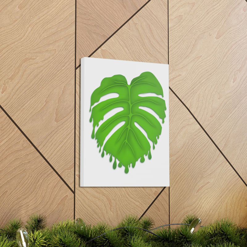 Melting Monstera Canvas