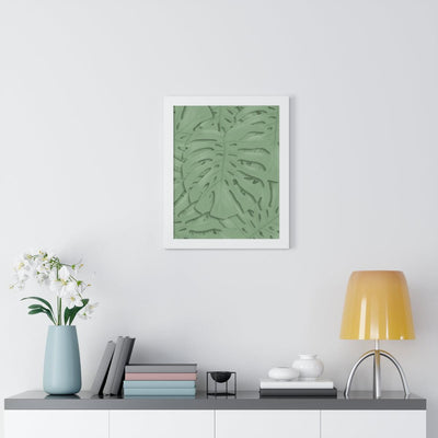 Deep Sage Monstera Framed Print, Poster, Laura Christine Photography & Design, Framed, Home & Living, Indoor, Paper, Posters, Laura Christine Photography & Design, laurachristinedesign.com