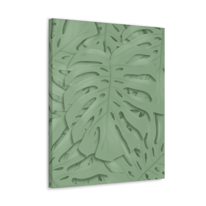 Deep Sage Monstera Canvas, Canvas, Laura Christine Photography & Design, Art & Wall Decor, Canvas, Hanging Hardware, Home & Living, Indoor, Laura Christine Photography & Design, laurachristinedesign.com