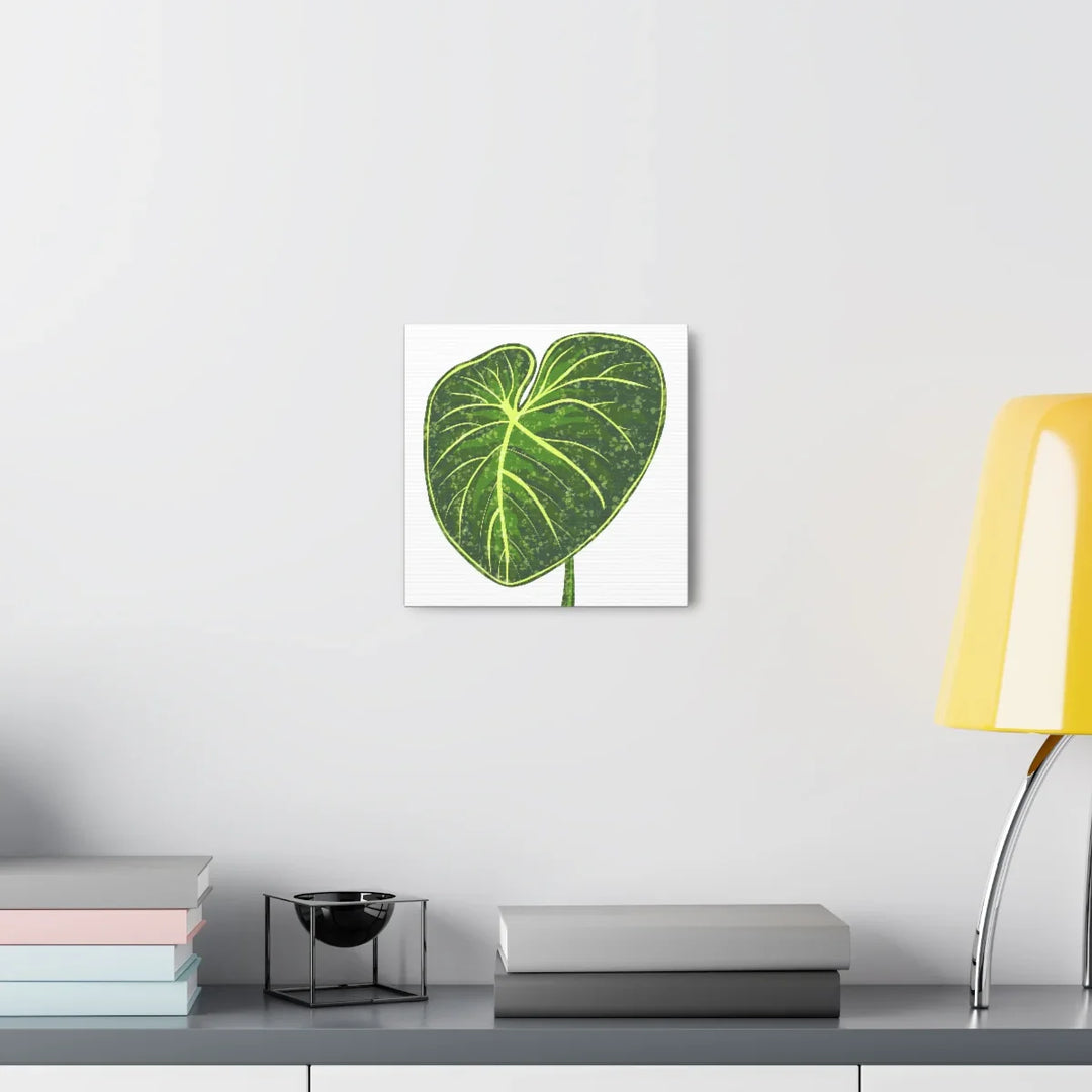 Philodendron Gloriosum Canvas - Stretched Canvas Art Print | Matte Indoor Wall Art - Laura Christine Photography & Design