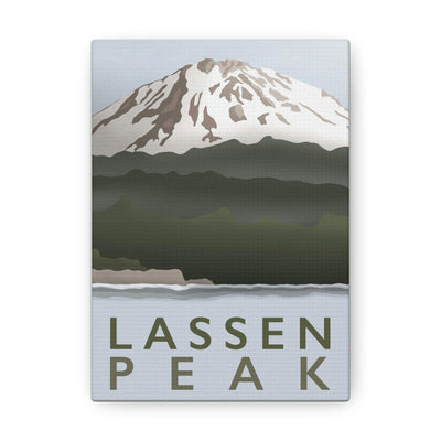 Lassen Peak Minimalist Canvas, Canvas, Printify, Art & Wall Decor, Canvas, Hanging Hardware, Home & Living, Indoor, Laura Christine Photography & Design, laurachristinedesign.com