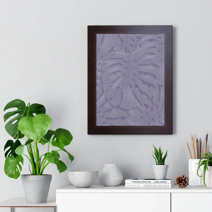 Violet Monstera Framed Print, Poster, Laura Christine Photography & Design, Framed, Home & Living, Indoor, Paper, Posters, Laura Christine Photography & Design, laurachristinedesign.com