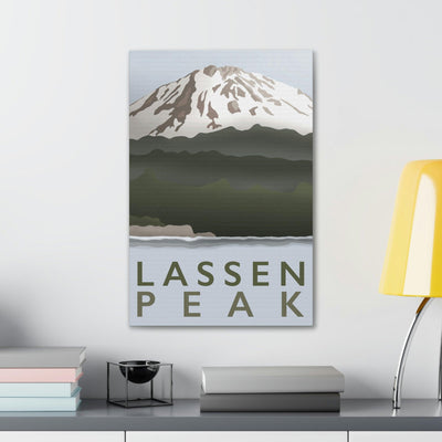 Lassen Peak Minimalist Canvas, Canvas, Printify, Art & Wall Decor, Canvas, Hanging Hardware, Home & Living, Indoor, Laura Christine Photography & Design, laurachristinedesign.com