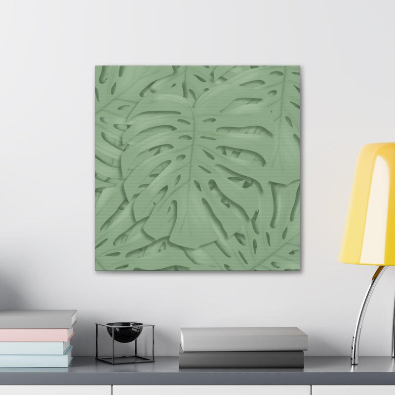 Deep Sage Monstera Canvas, Canvas, Laura Christine Photography & Design, Art & Wall Decor, Canvas, Hanging Hardware, Home & Living, Indoor, Laura Christine Photography & Design, laurachristinedesign.com